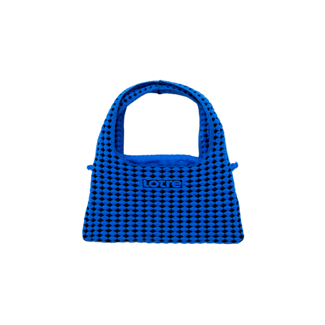 Alma Bag Small - black & blue / checks