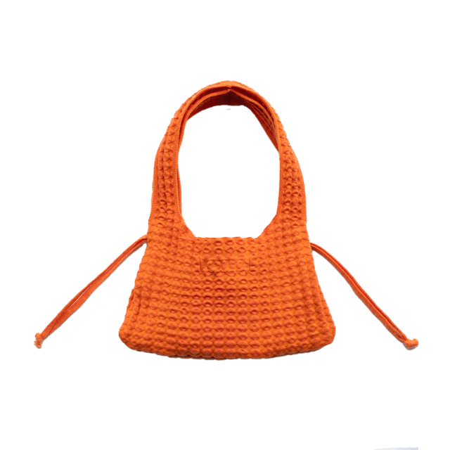 Alma Bag Small -  orange / checks